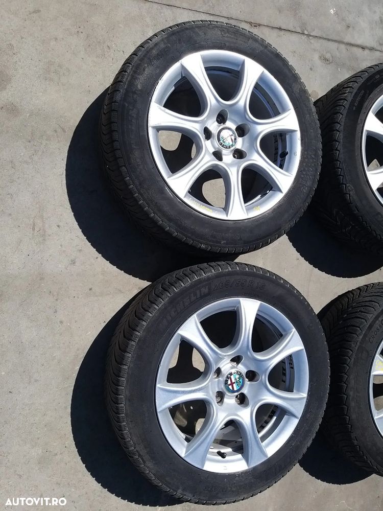 Set jante aliaj cu anvelope r16 205/55r16 alfa romeo giulietta 940 156093261 - 4