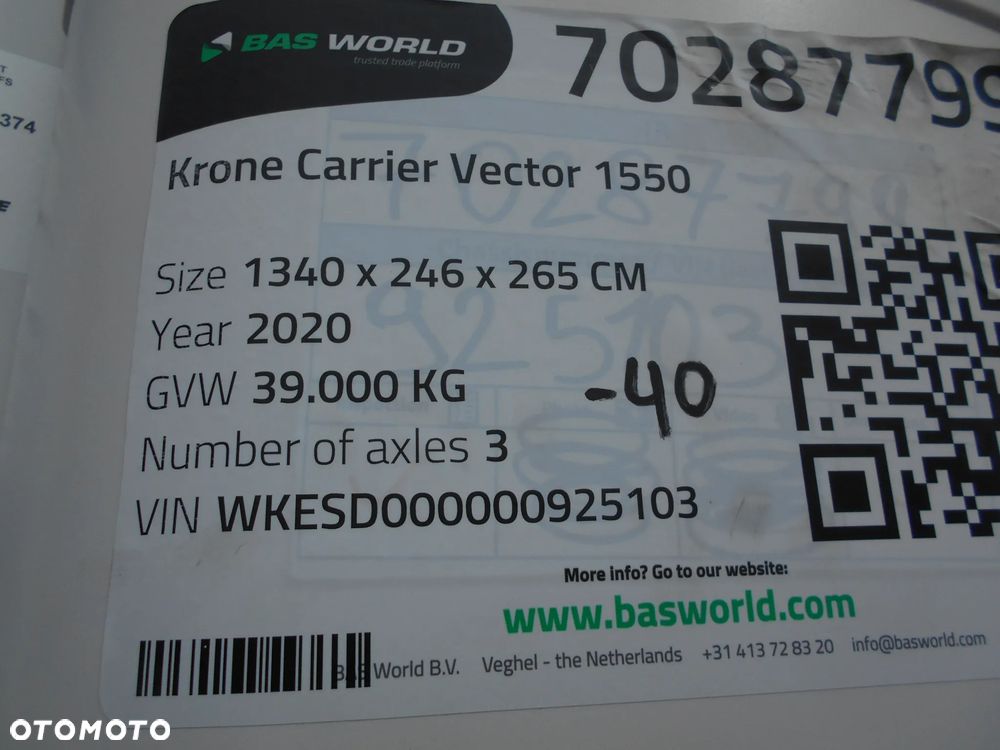 Krone chłodnia podwójny załadunek - 12