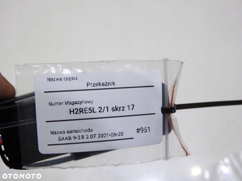 PRZEKAŹNIK SAAB 9-3 93 II 0332209161 - 4