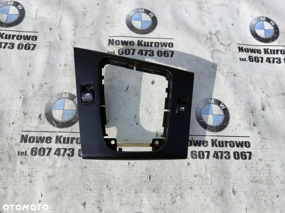 BMW E46 Panel ramka przełączników szyb czarna - 1