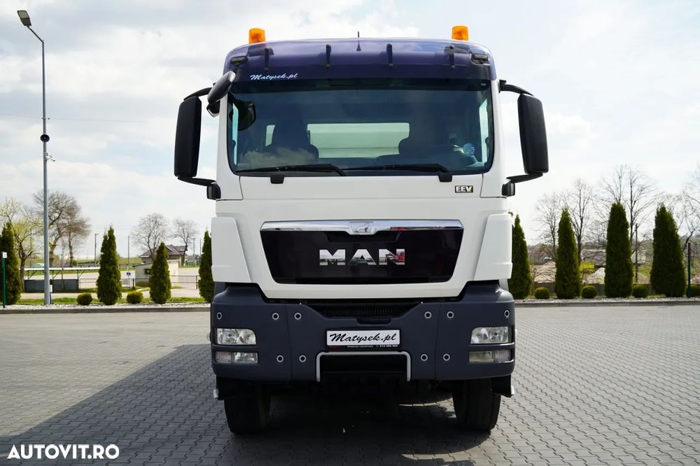MAN TGS 35.400 / 8X4 / BASCUNĂ CU 2 LATE / HIDROBORTA / BORDMATIC / AUTOMAT / EURO 5 EEV - 17