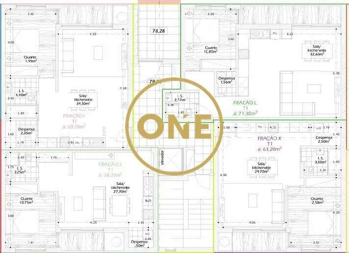 Apartamento T1 em Construção em Calendário - Grande imagem: 2/4