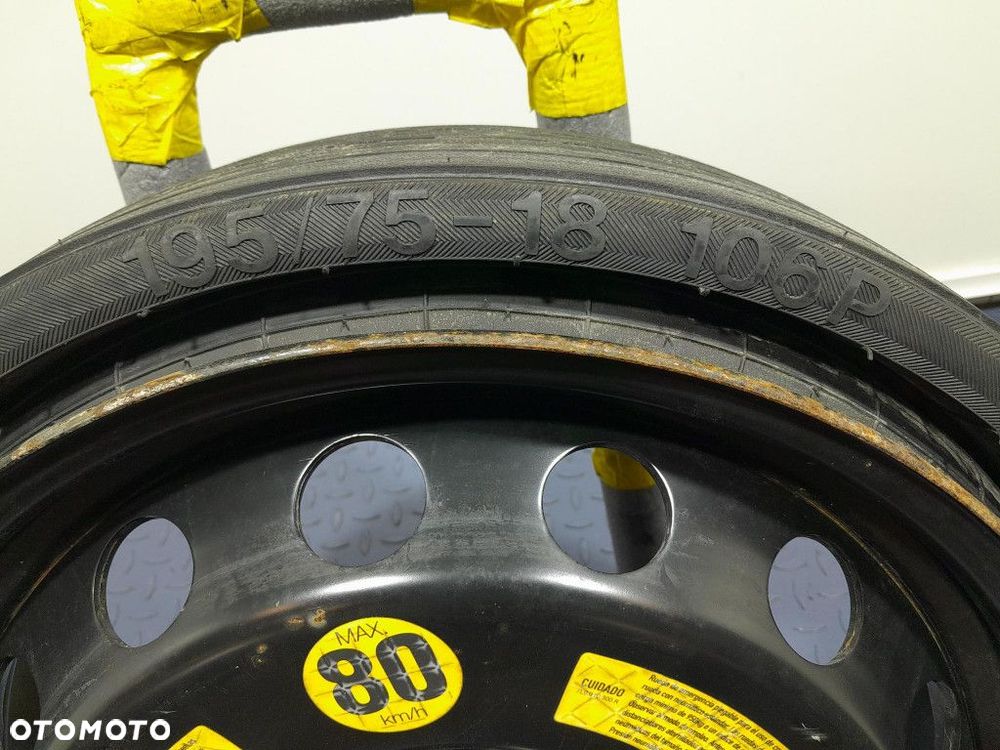 AUDI Q7 4L KOŁO ZAPASOWE DOJAZDOWE 5X130 195/75 R17 6.5JX18 7L0601027A - 2