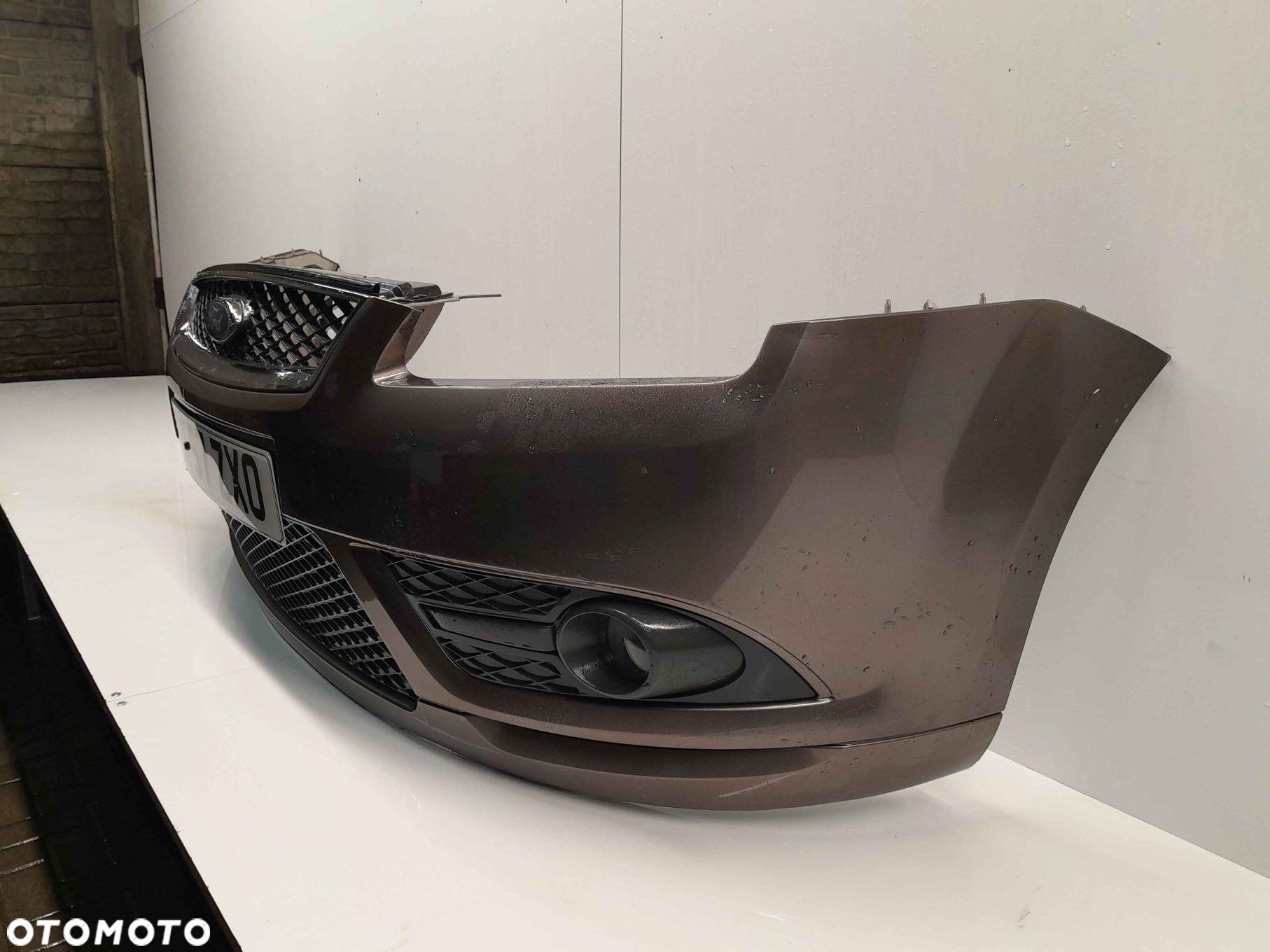 } ZDERZAK PRZÓD PRZEDNI FORD FOCUS MK.2 2 II CABRIO Q7 ZŁOTY PIASKOWY HALOGENY - 3