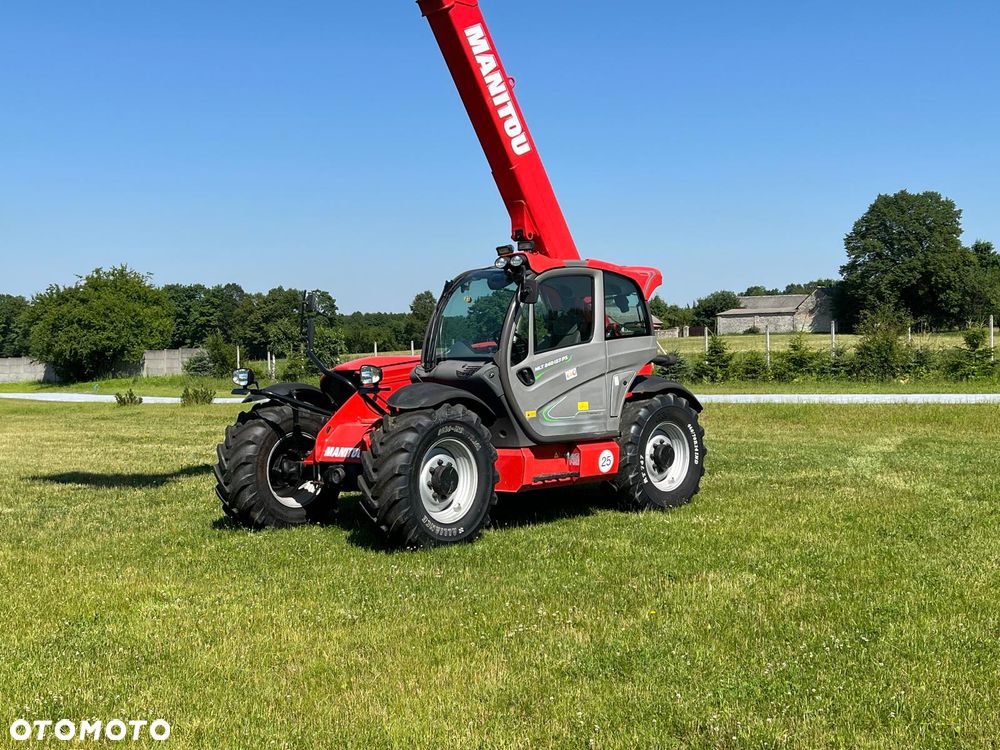 Manitou Ładowarka Teleskopowa  MLT 840-137PS Klimatyzacja Łyżka Widły Merlo JCB 42.7 TF 737 130 541-70 Bobcat TL 38.70 zaczep hydrauliczny - 16