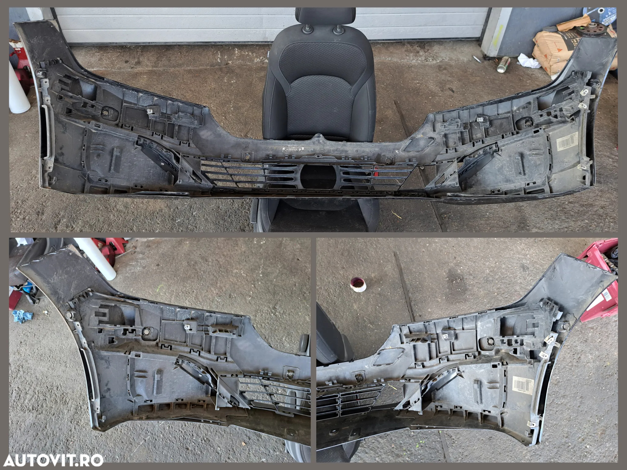 Bara fata negru cu chrome BMW seria 7 G11 LCI G12 LCI Senzor radar Senzor PDC Senzor crush impact frontal Senzor temperatura Instalatie electrica senzori bara fata - 3