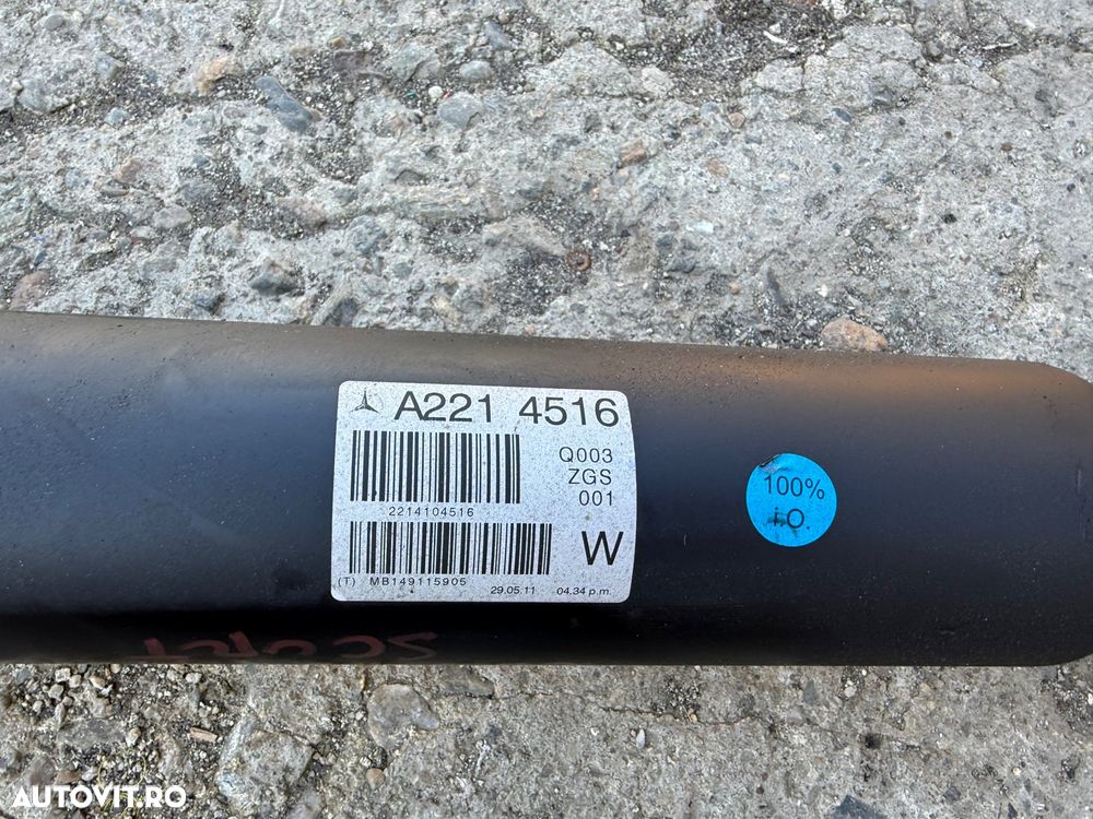 Cardan mercedes a2214516 w221 euro 6 facelift s350 an 2012 - 2