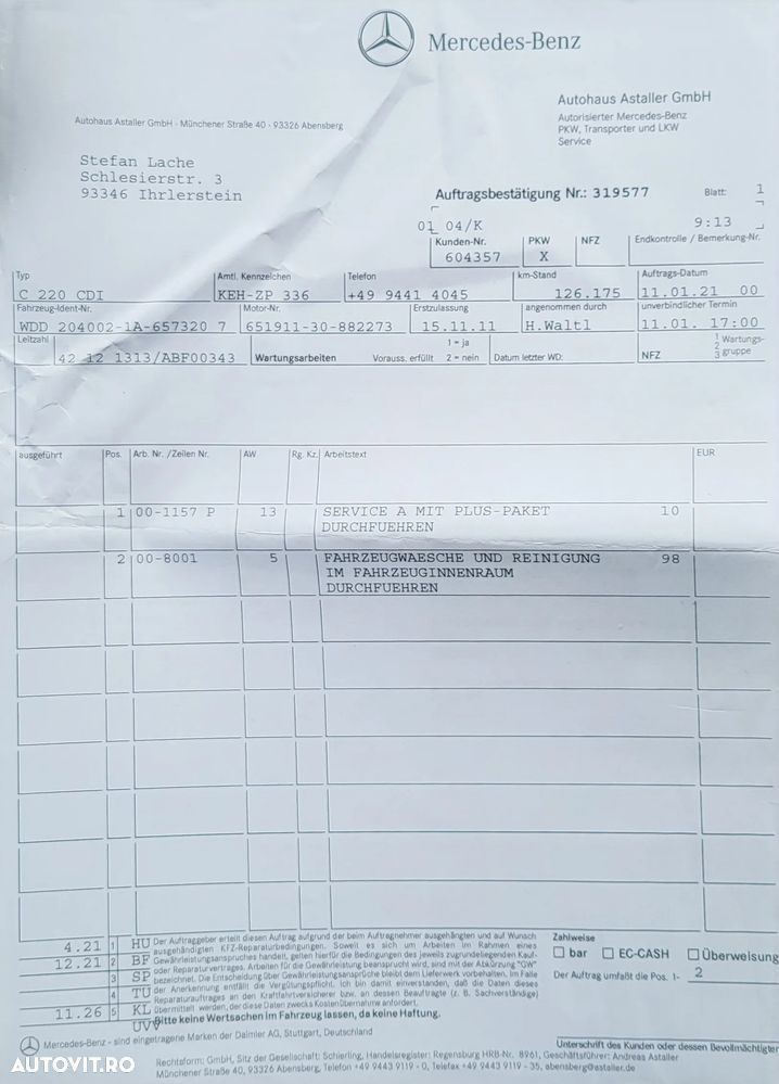 Mercedes-Benz C 220 CDI Avantgarde Edition - 27