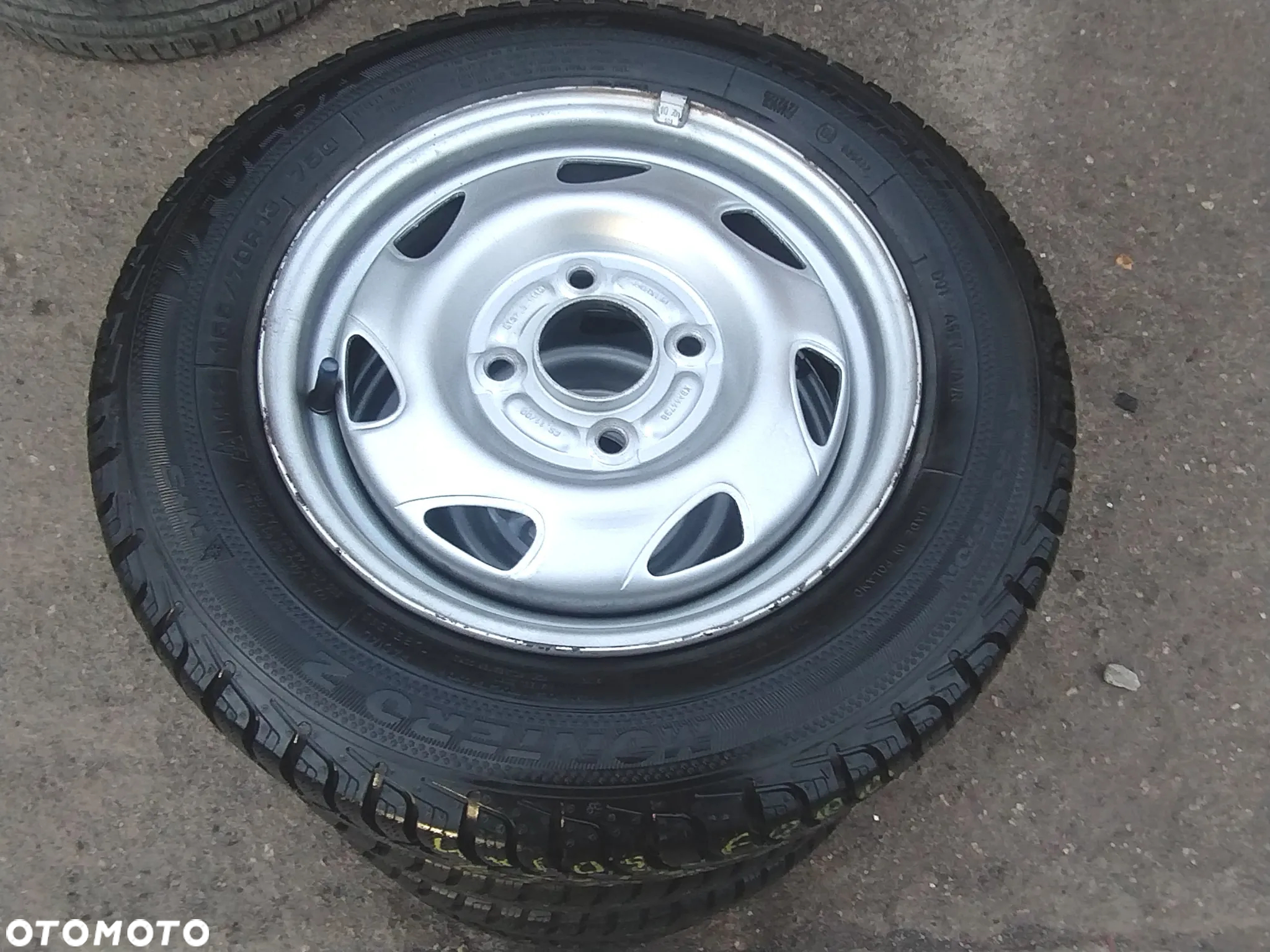 155/70R13 75Q Opony Zimowe Zima Fulda Kristall Montero 2 Legnica ALU-RAD 7mm jak Nowe 4x108 stalowe Ford Ka Fiesta MK3 MAZDA 121 13 155/70 - 8