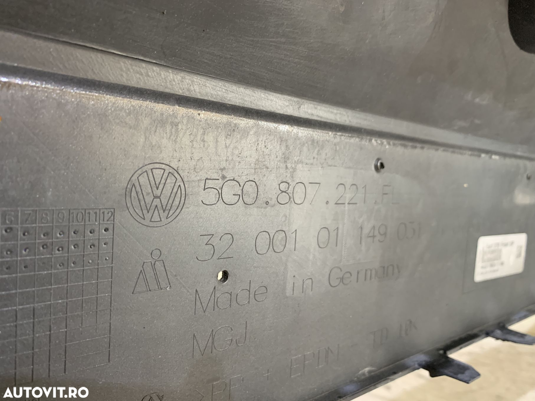 Bara fata VW Golf 7 facelift, 2017, 2018, 2019, 2020, cod origine OE 5G0807221. - 11