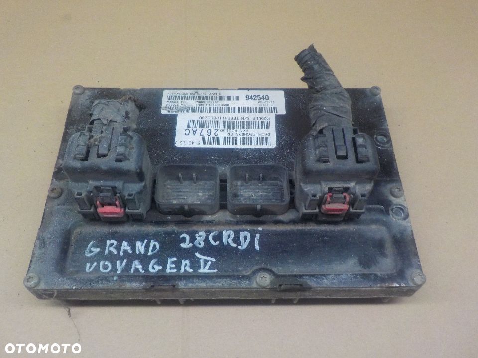 CHRYSLER GRAND VOYAGER 2.8 CRDI STEROWNIK KOMPUTER SILNIKA P68027324AE