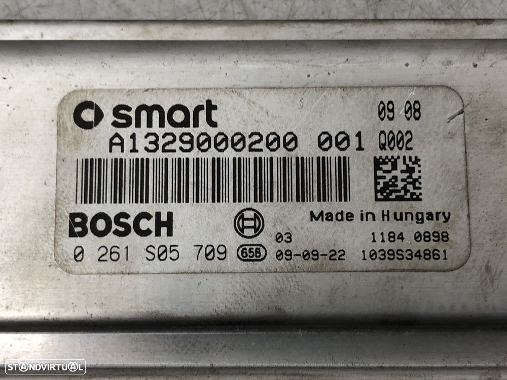 Centralina do motor Usado SMART FORTWO (451) 1.0 | 01.07 -  REF. 0261S05709 MOTO... - 3