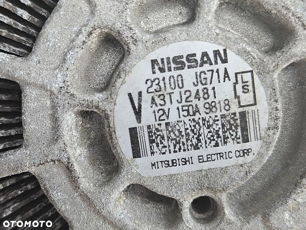 Renault Koleos I Trafic Laguna Nissan Qashqai  2.0 DCI alternator 150A 23100-JG71A Valeo 8200404459 - 5