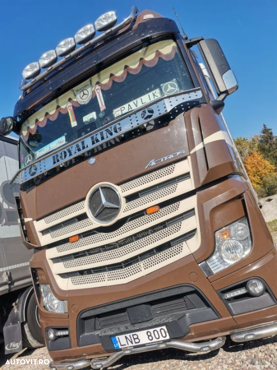 Bullbar, suport lumini Mercedes Actros MP4, Euro 5, Euro 6 - 8