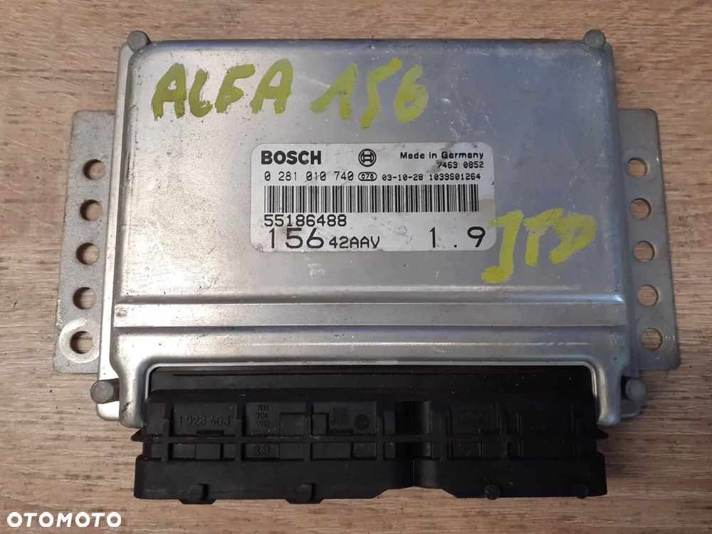 Sterownik KOMPUTER SILNIKA ECU ALFA ROMEO 156 1.9 JTD - 1
