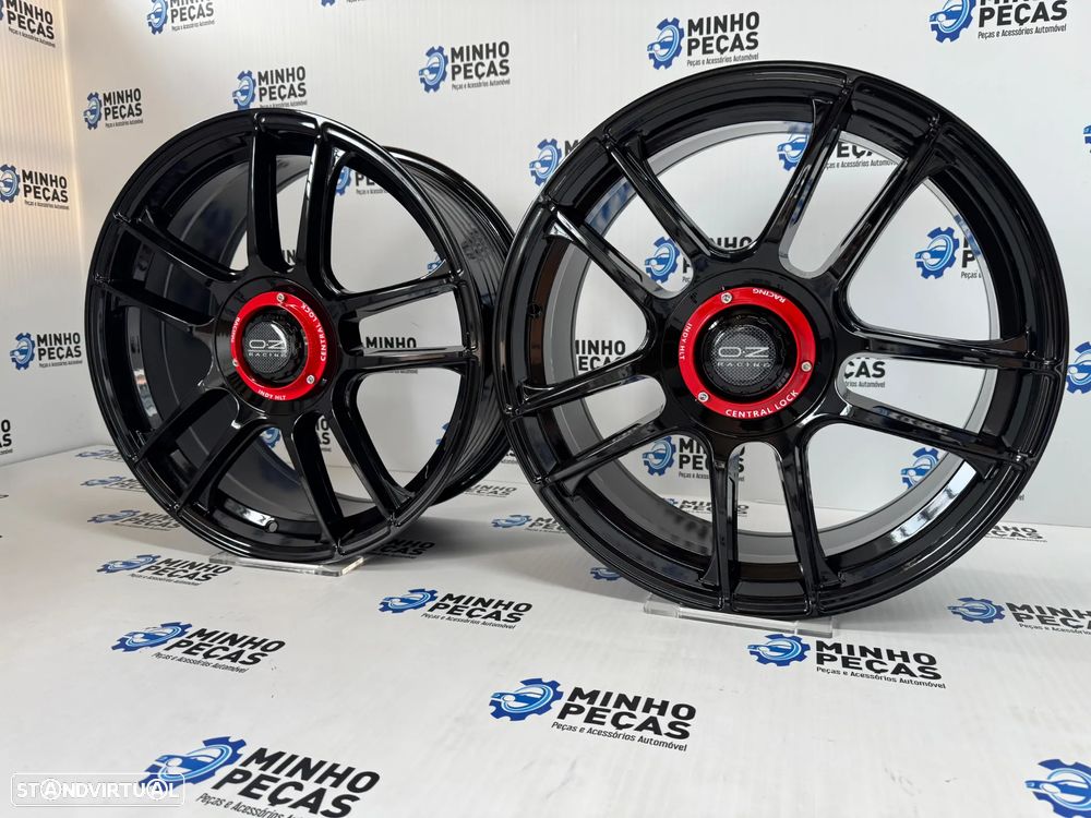 Jantes look OZ Indy HLT em 18 (5x100/5x112) Preto Brilho - 2