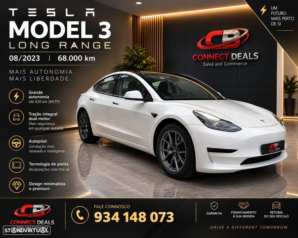 Tesla Model 3 Long Range Tração Traseira - 1