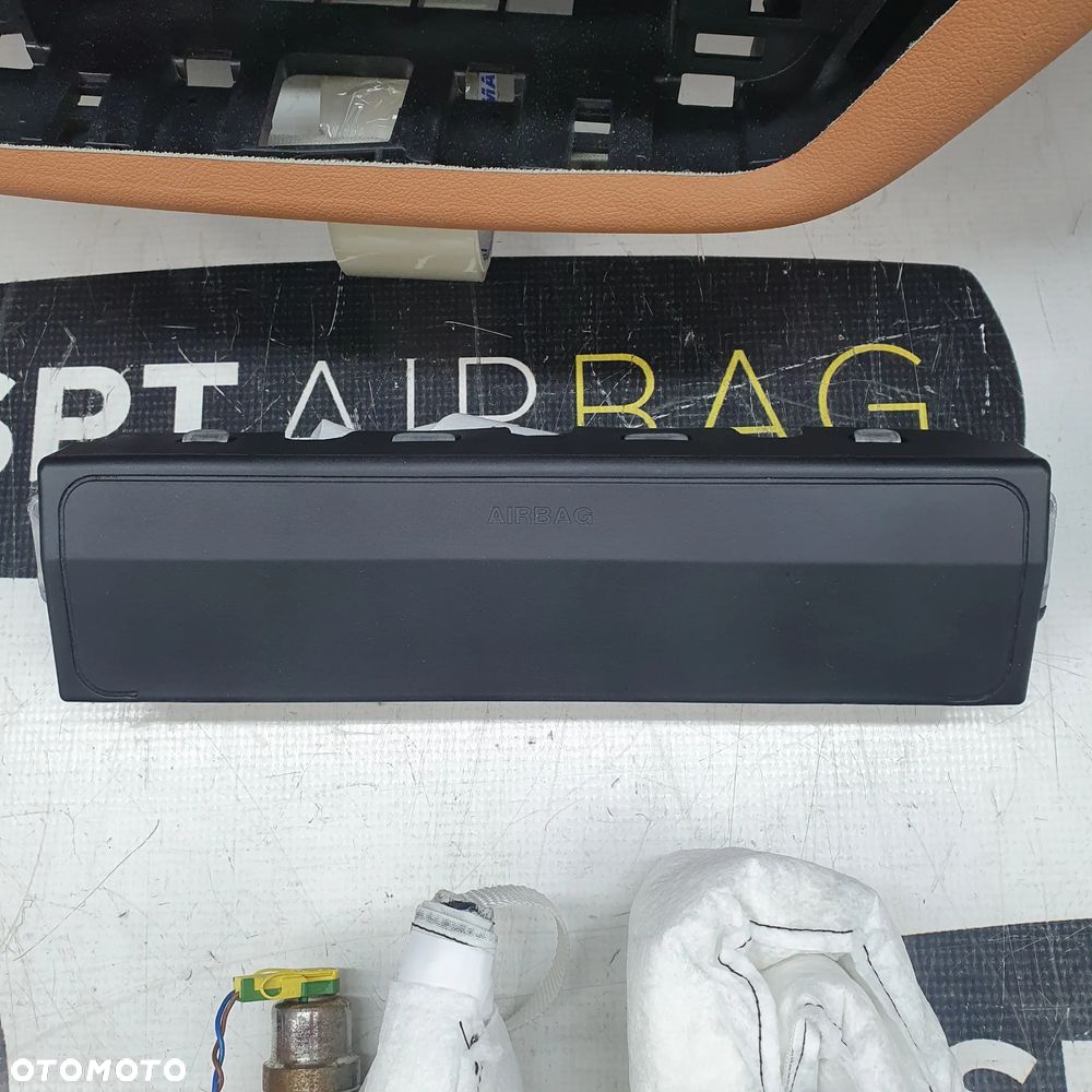 G11 G12 SERIA 7 KOKPIT DESKA KONSOLA PULPIT PODUSZKA AIRBAG AIR BAG PASY KIT SET - 9