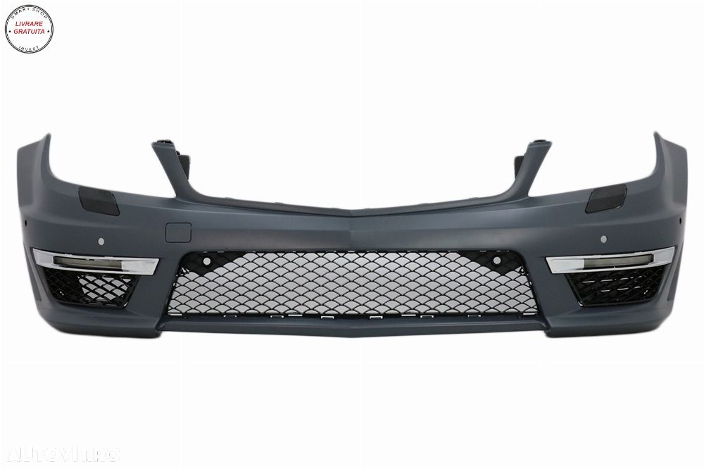 Pachet Exterior Mercedes C-Class W204 (2007-2015) Facelift C63 Design- livrare gratuita - 2