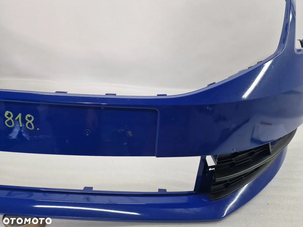 SKODA OCTAVIA III LIFT 5E0 16- ZDERZAK PRZEDNI PRZÓD , NIEBIESKI NIE METALIK , NR 5E0807221N , NR AUKCJI NZ818 - 8