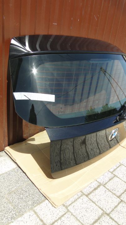 BMW 1 E87 KLAPA TYŁ TYLNA BAGAŻNIKA KOMPLETNA BLACK SAPPHIRE - 6