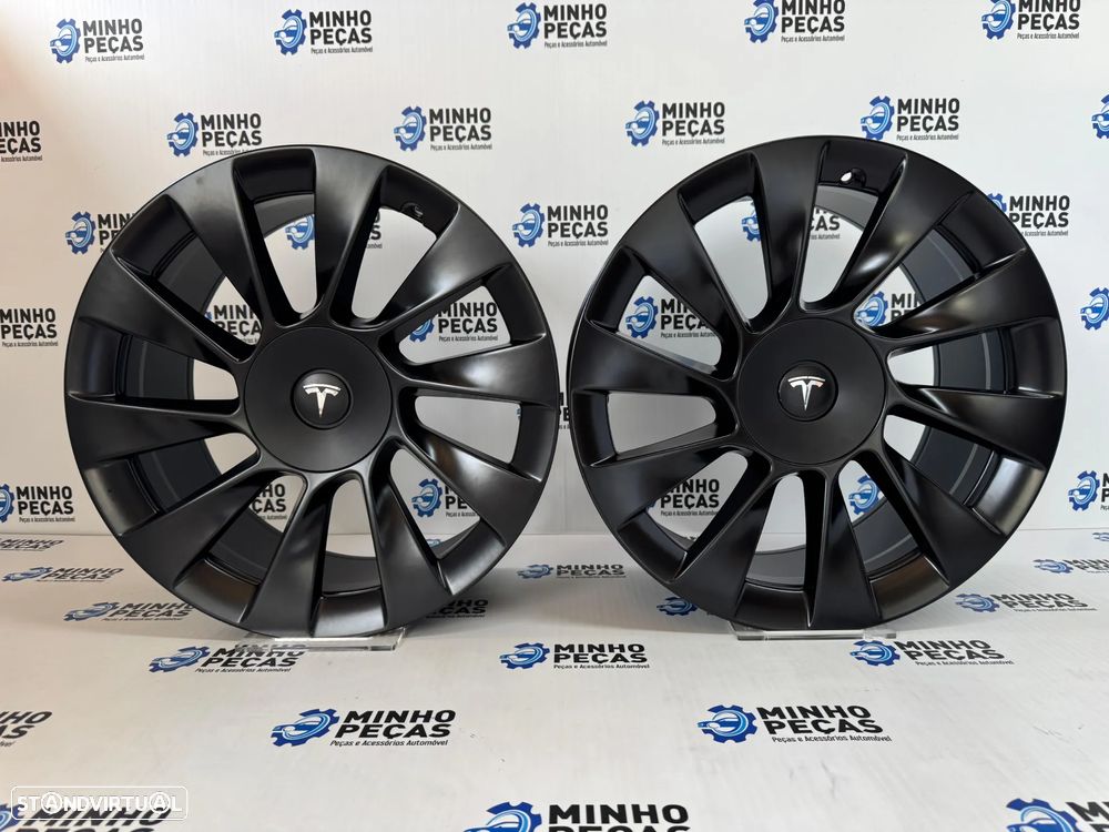 Jantes Tesla Model 3 em 19 (5x114.3) Preto Matte - 1