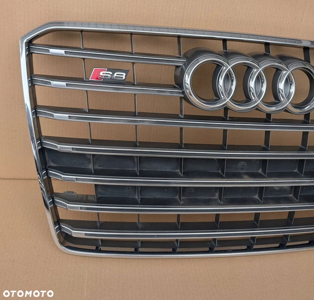 Grill ATRAPA Audi S8 D4 4H ORYGINAŁ BEZ NAPRAW - 3
