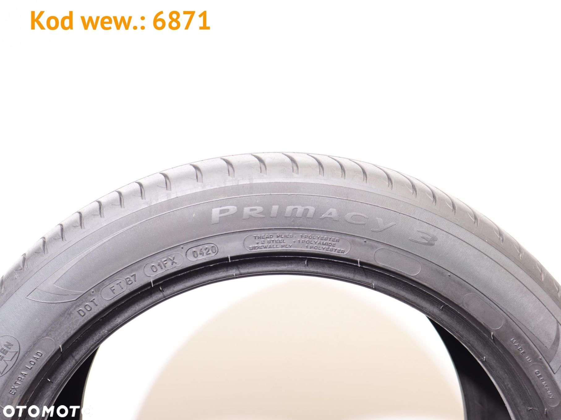 Michelin PRIMACY 3 - 245/45 R18 - 5