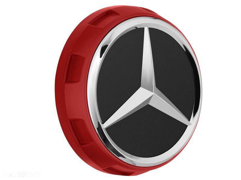 MERCEDES AMG dekielek felgi aluminiowej red OE - 1