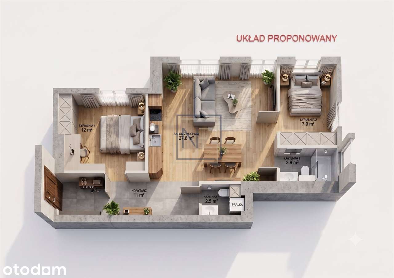 M-3 do remontu w odnowionej kamienicy. Centrum