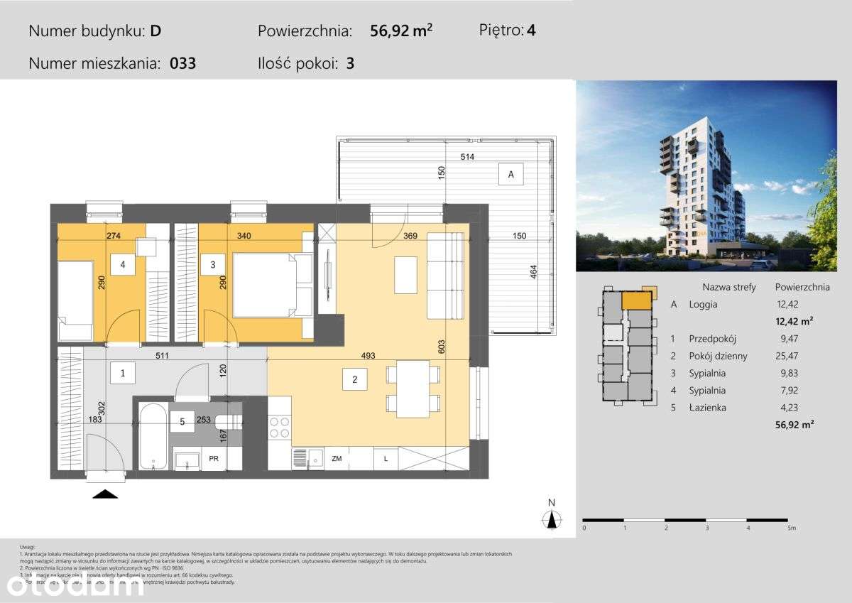 Mieszkanie na sprzedaż, 3 pokoje, 57 m², Rudna Wielka