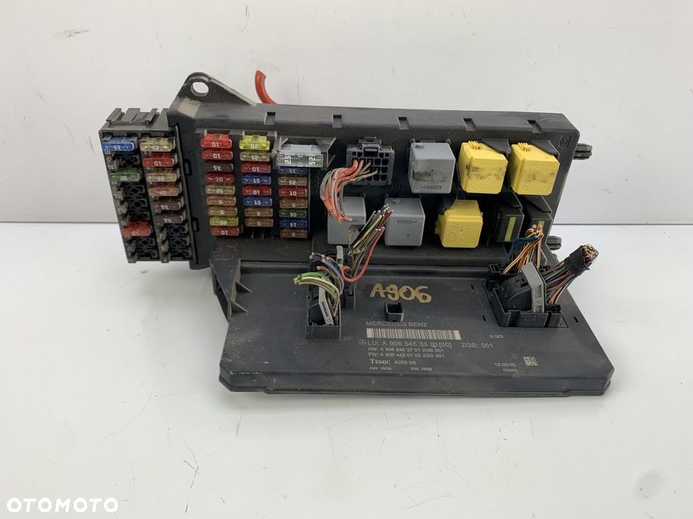 moduł komfortu bsi skrzynka bezpieczników sam sprinter w906 vw crafter 2006-2017 A9065453301 - 1