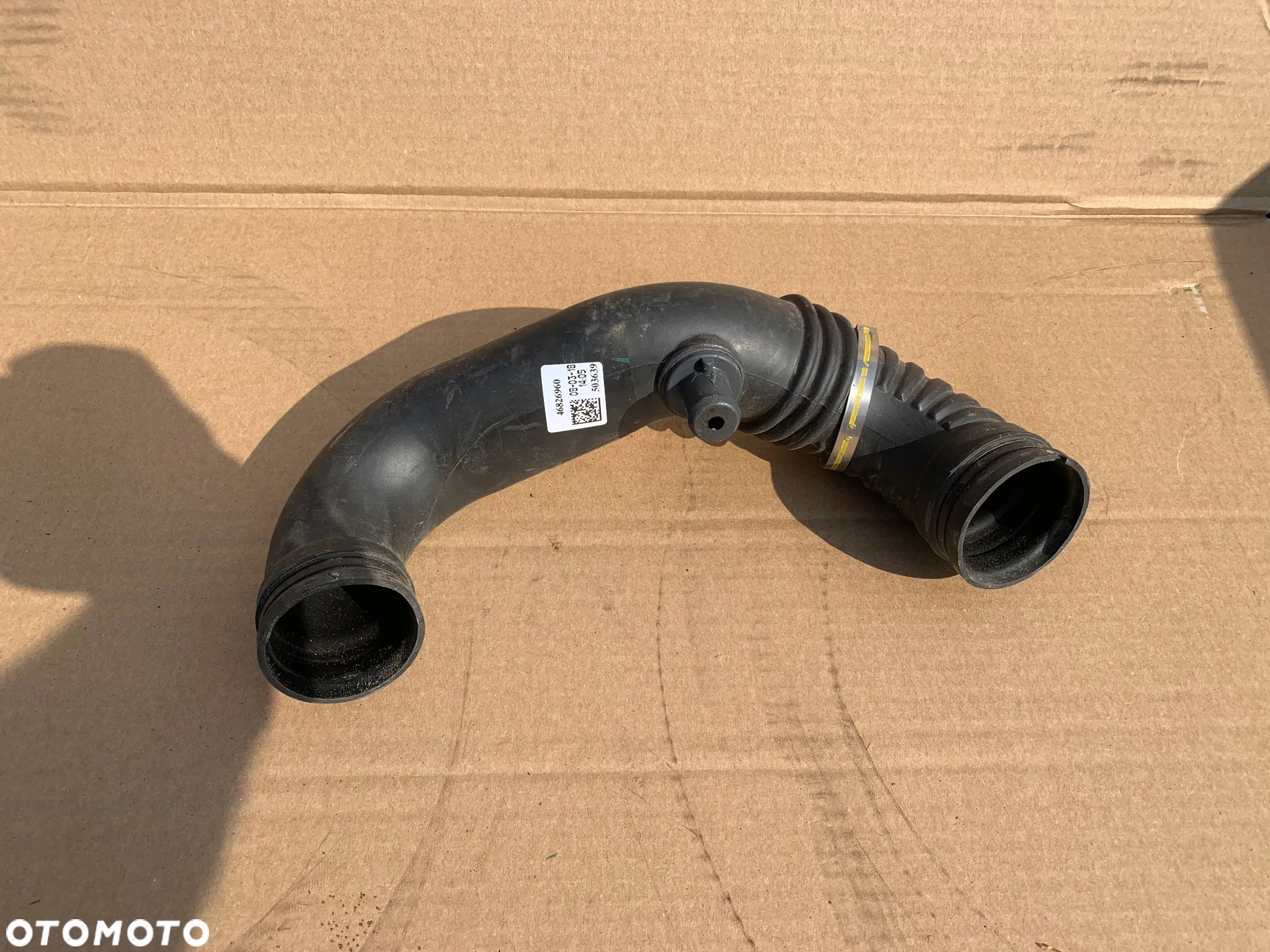 Przewód wąż rura dolot powietrza Fiat Doblo II 1.4 16V 46826960 - 3