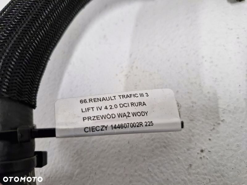 RENAULT TRAFIC III 3 LIFT IV 4 2.0 DCI RURA PRZEWÓD WĄŻ WODY CIECZY - 12