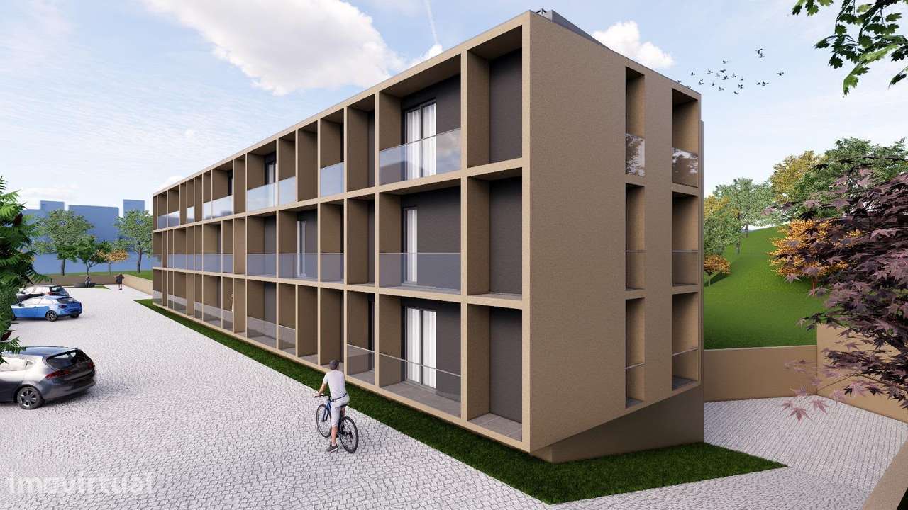 T0 Novo com Varanda a 1 minutos da Estação Marco de Canaveses - Grande imagem: 3/7