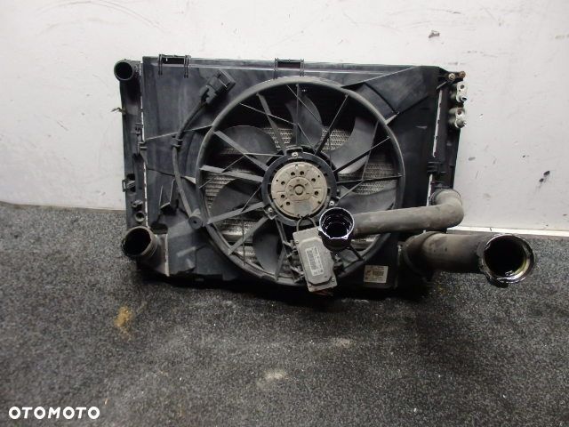 BMW E90 E91 1.8d 2.0d LIFT KOMPLET CHŁODNIC Z WIATRAKIEM 781291301 RAF-AUTO CZĘŚCI BMW - 1