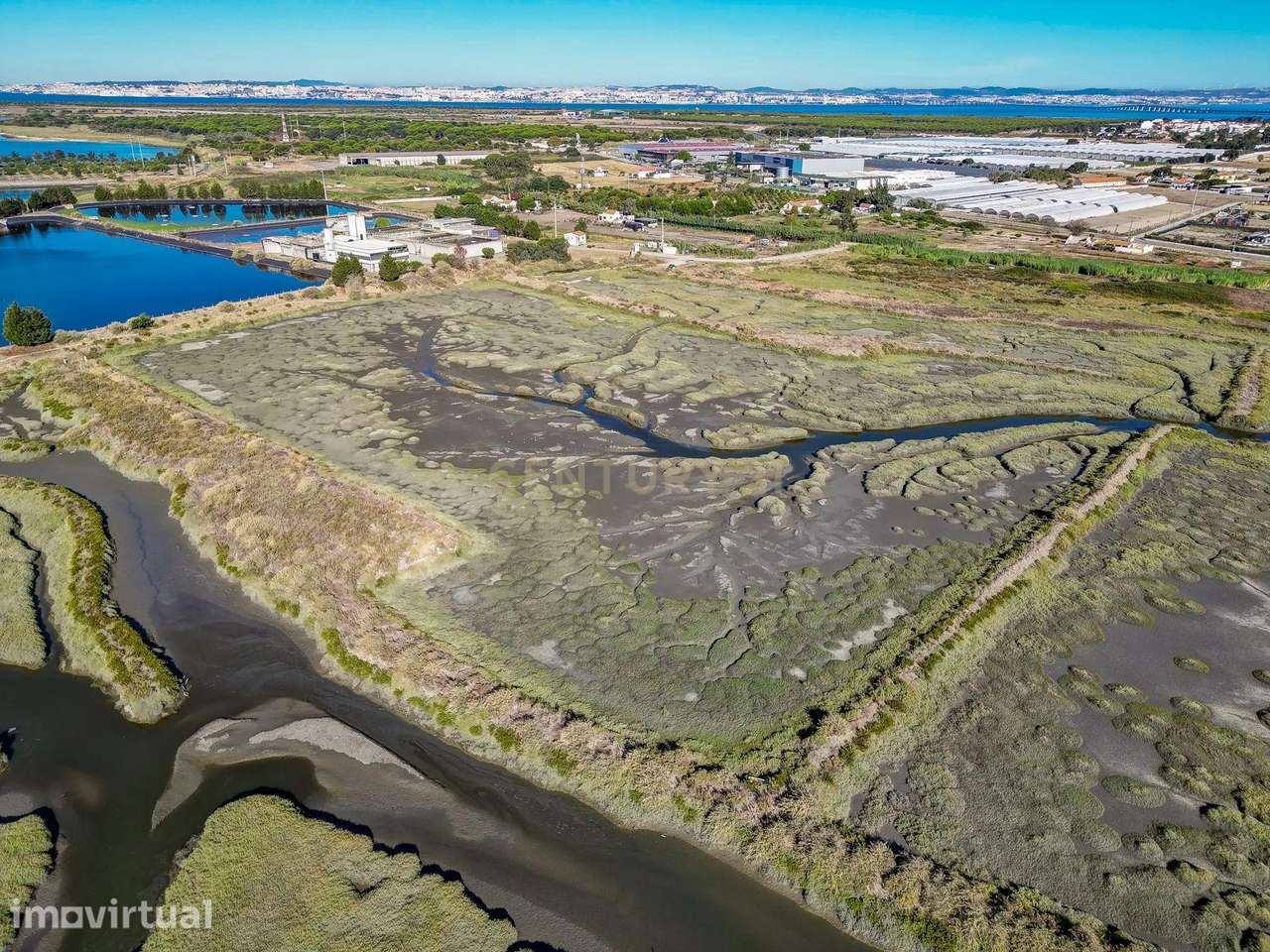 Terreno 20,18ha, Montijo - Seixalinho, para actividades de piscicultur - Grande imagem: 3/9