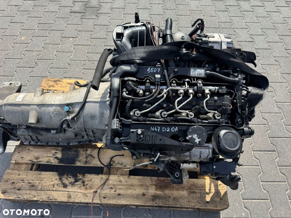 SILNIK KOMPLETNY 2.0 TD N47D20A SKRZYNIA AUTO 1071301271 BMW E90 20083.jpg - 4