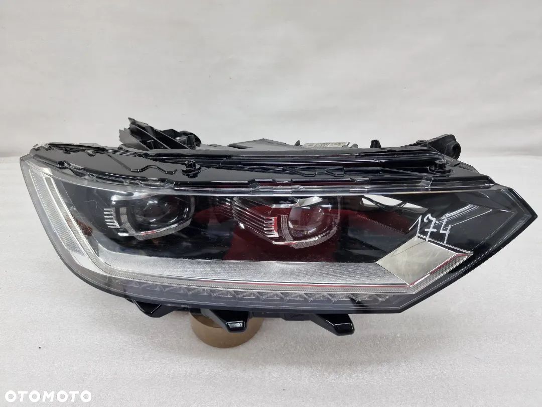 VW PASSAT B8 FULL LED PRAWY 14- PRAWA LAMPA PRZEDNIA PRZÓD , NR 3G1941082G , NR AUKCJI LL174 - 1