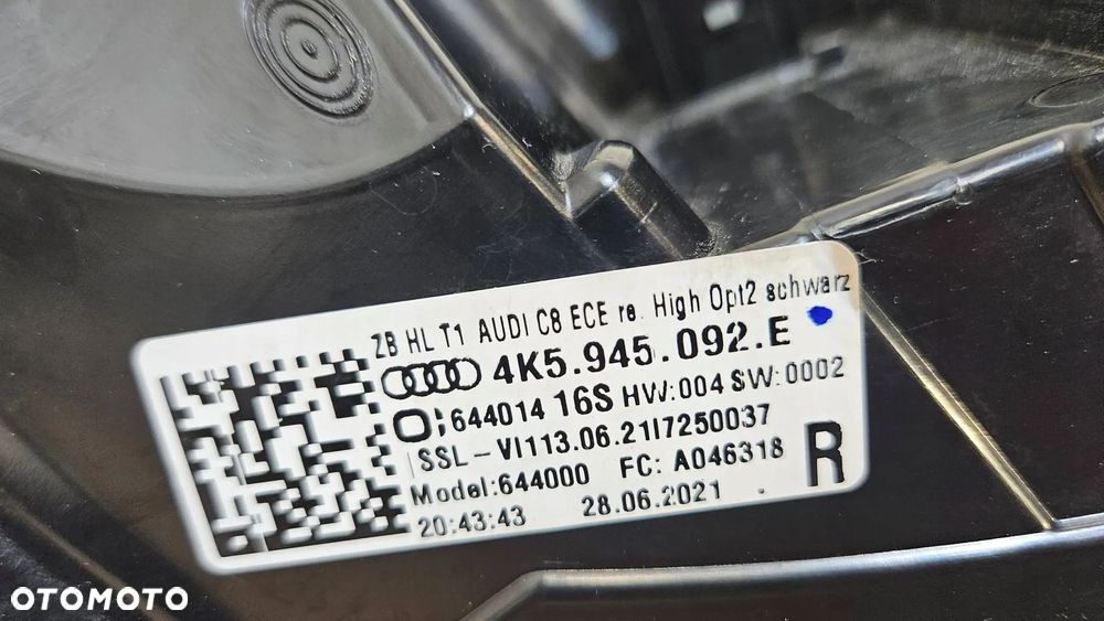 lampa tył tylna prawa audi a6 c8 4k5945092e - 11