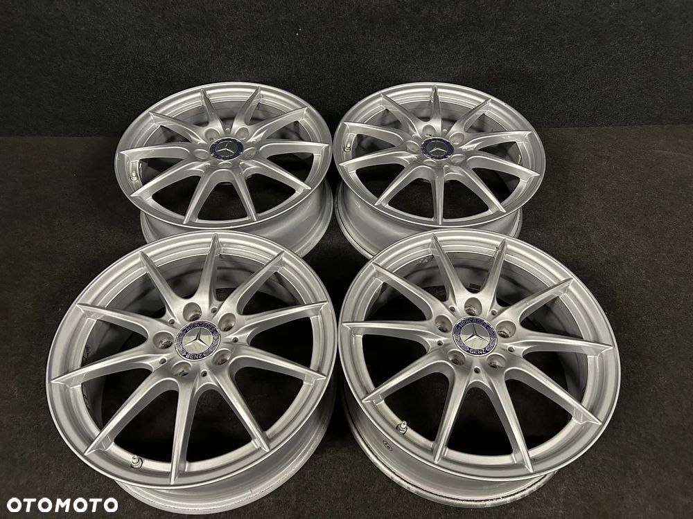 Alufelgi Mercedes A-Klasa W176, W177, B-Klasa W247, W246, CLA 17 cali 5x112 4szt. ładne z czujnikami! - 4