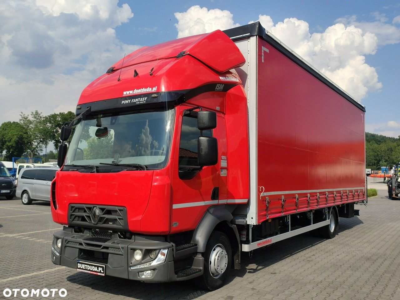 Renault D12.240 E6 Firana Tył Drzwi  Dach Zsuwany Długa 830cm - 6
