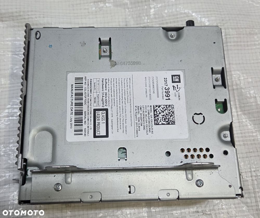 OPEL MOKKA A RADIO RADIOODTWARZACZ CD NAVI MAWIGACJA 23173991 - 4