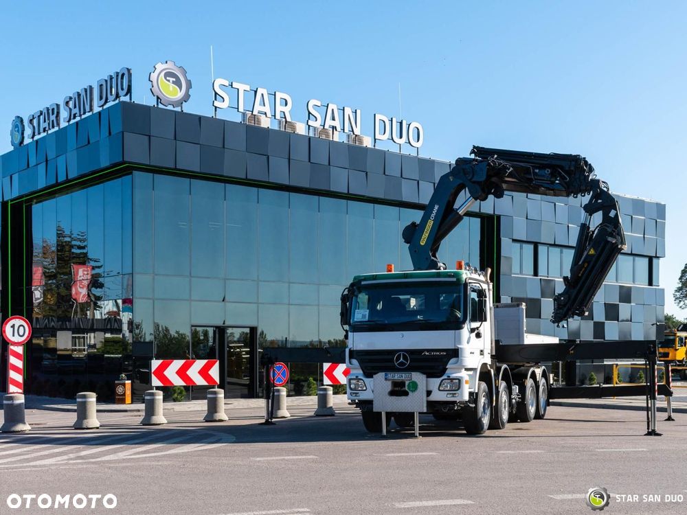 Mercedes-Benz ACTROS 4144 8x4 PALFINGER PK 85002 HDS Żuraw Wciągarka Fly Jib - 6