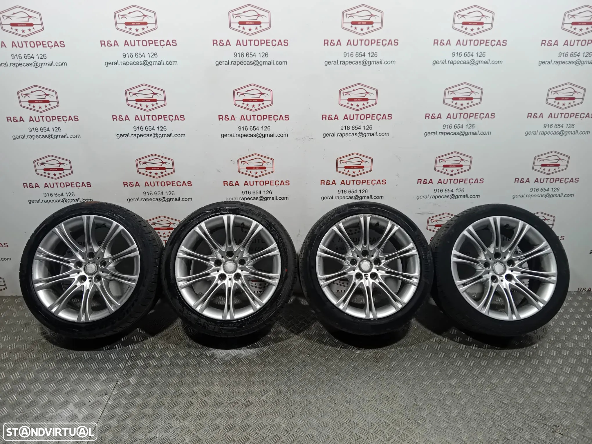 Jantes Originais BMW Serie 5 E60 E61 PACK M STYLE 135M 18 8J ET20 5X120 - 4