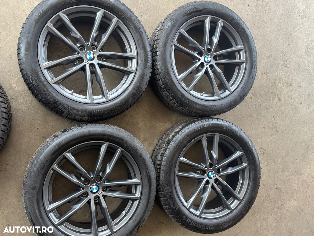 Vând jante originale BMW X3-X4 G01-G02 pe 19” cu anvelope de iarnă - 2