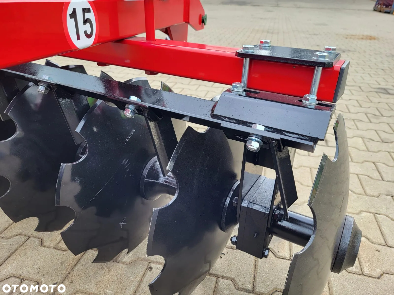 Wzmocniona rama + zaczepy gratis BRONA TALERZOWA Demarol Transport - 2
