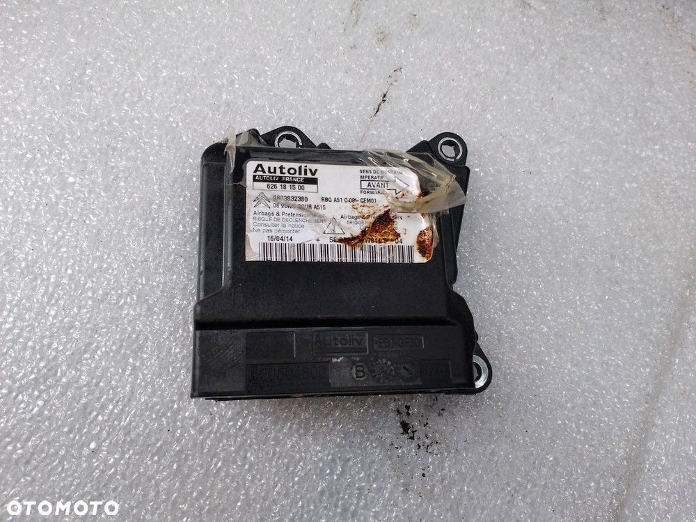 DESKA ROZDZIELCZA,KONSOLA PODUSZKI SENSOR PASY CITROEN C3 II FL - 8