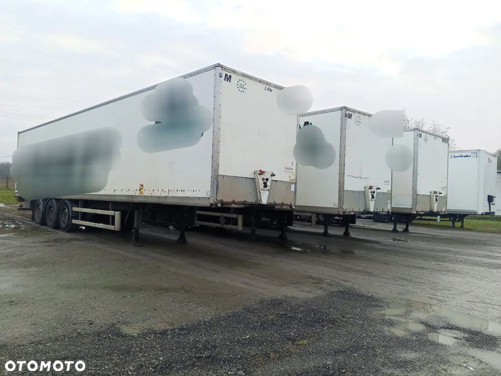 Fruehauf TRAILER/FURGON/KONTENER -IGEALNY TEŻ NA MAGAZYN/MOCNA PODŁOGA -FRANCJA - 3