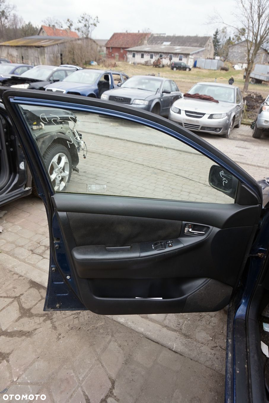 DRZWI PRZEDNIE LEWE COROLLA E12 LIFT 5D HB 8P4  GRANATOWY TOYOTA 2004-2007 - 5